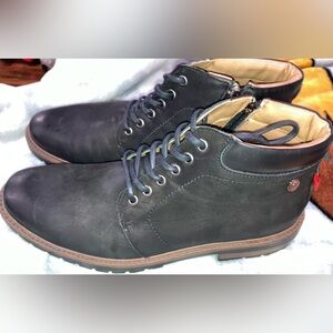 Marc Joseph black/dark gray Chukka Boots
